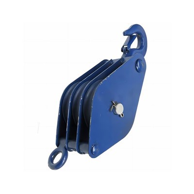 Bloc de scripete de strângere cu trei snopi